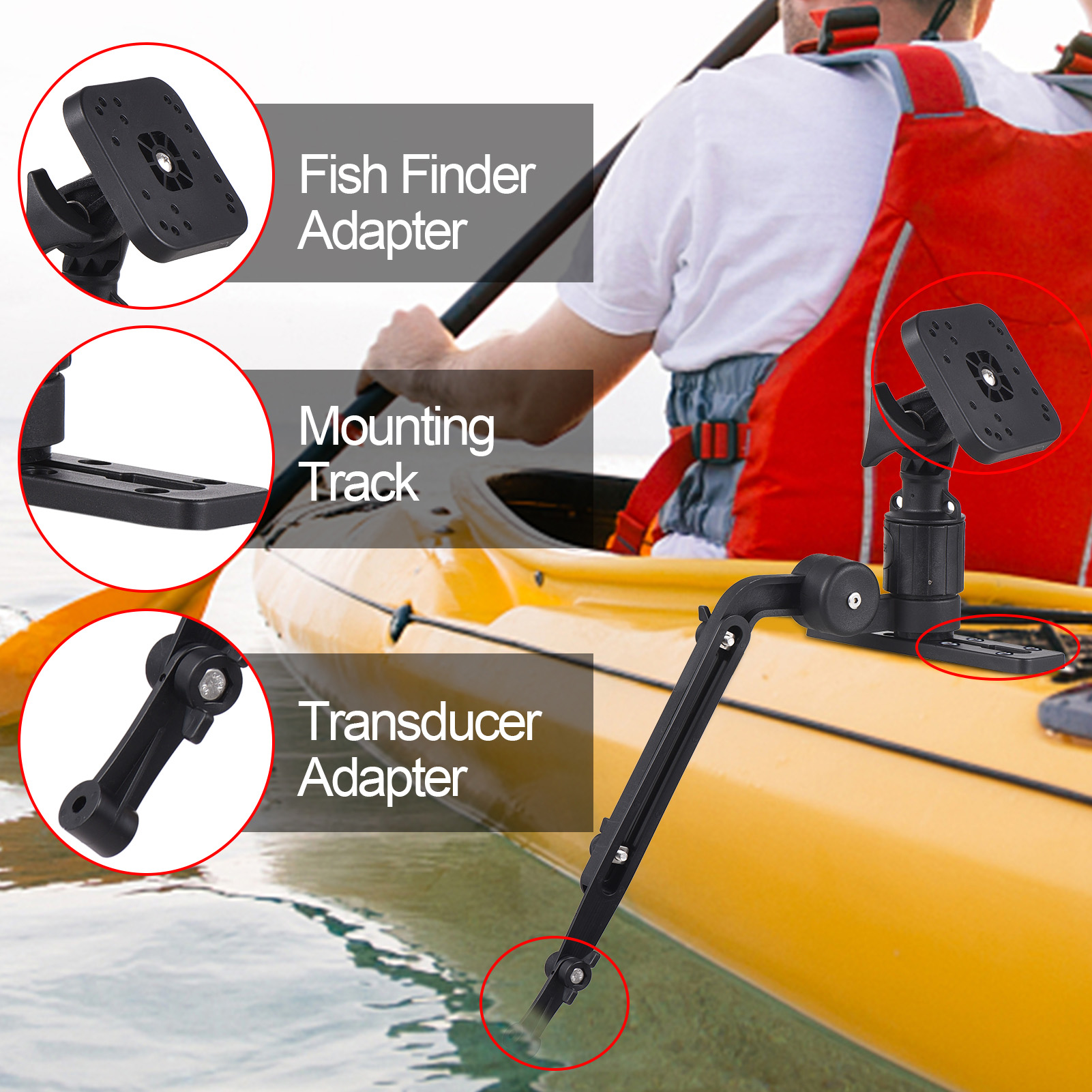 Kayak Fish Finder Mounting Pla - Fishing Kayak Fish Finder Mount 리뷰 및 가격
