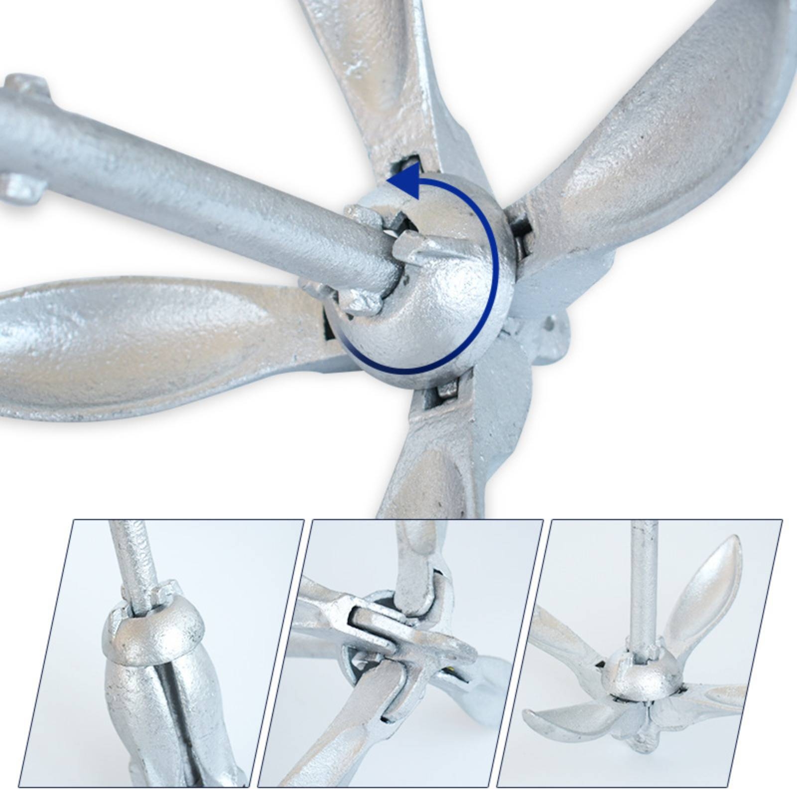 1.5 Kg Boat Anchor Rope Set Sp - Fishing Kayak Anchor 리뷰 및 가격
