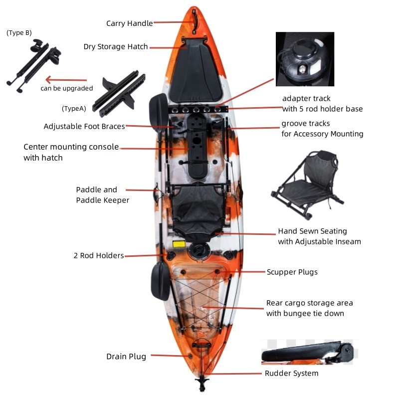 LSF One Person One Seating 13F - Fishing Kayak Sit In 리뷰 및 가격