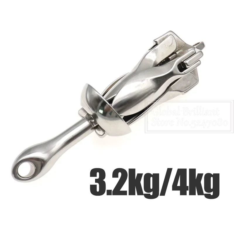 3.2KG/4KG Boat Stainless Steel - Fishing Kayak Anchor 리뷰 및 가격