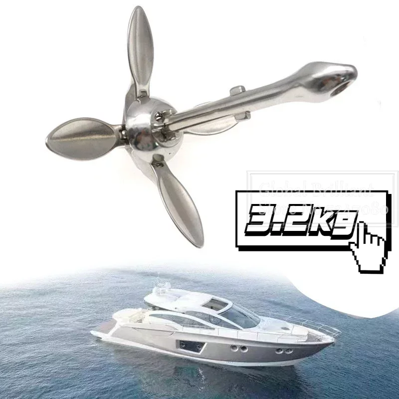 3.2KG/4KG Boat Stainless Steel - Fishing Kayak Anchor 리뷰 및 가격