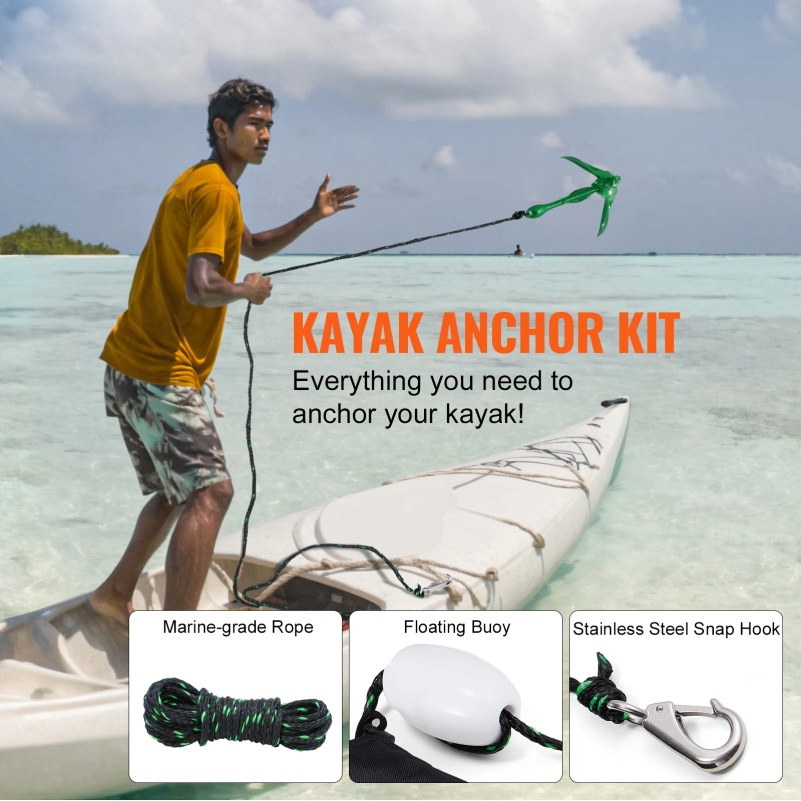 Kayak Anchor Kit 3.5 lb Paddle - Fishing Kayak Anchor 리뷰 및 가격