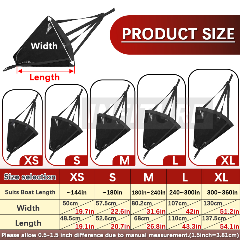 18-53'' Sea Drogue Anchor Floa - Fishing Kayak Anchor 리뷰 및 가격