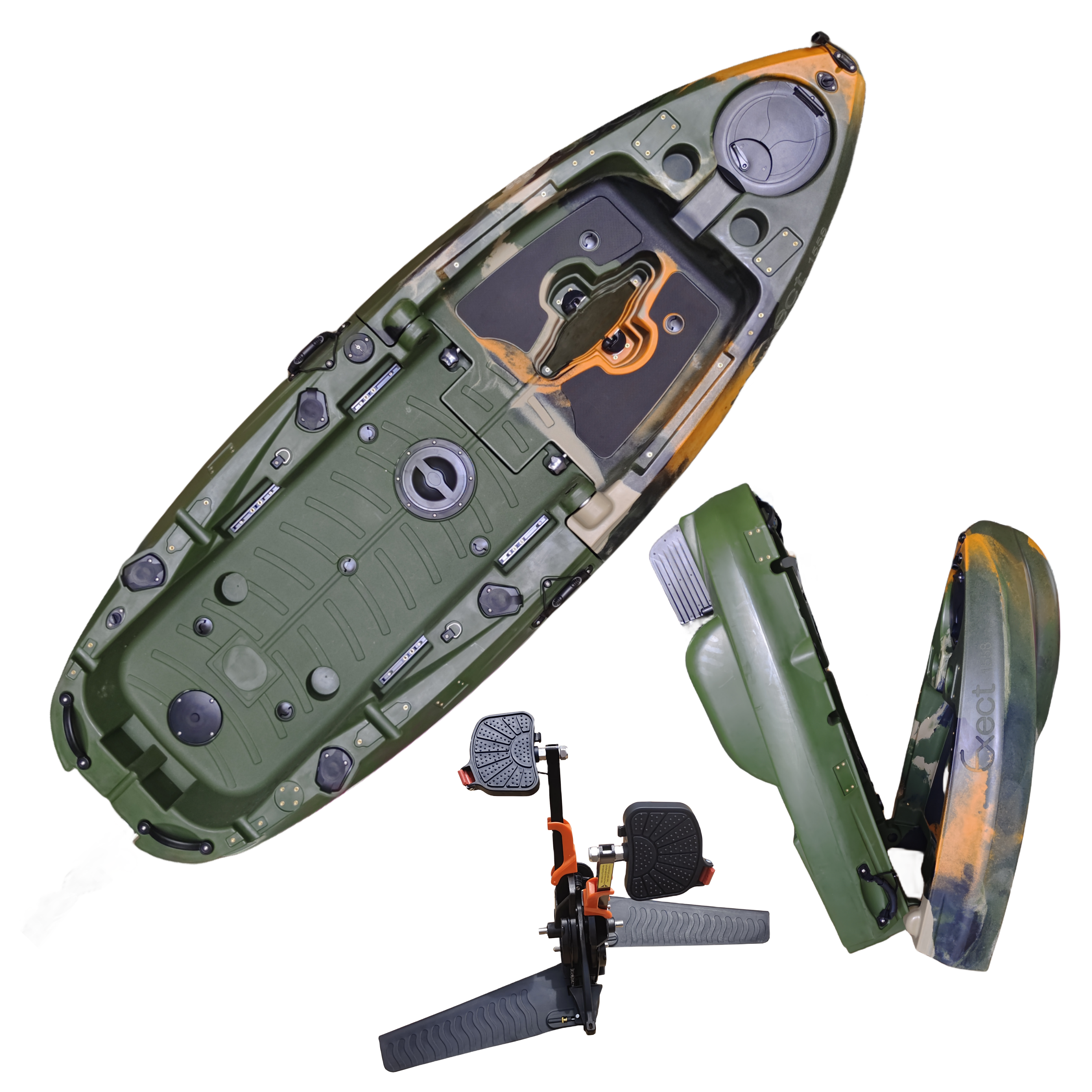 Plastic Kayak Pedal Kayak Fish - Fishing Kayak Seat 리뷰 및 가격