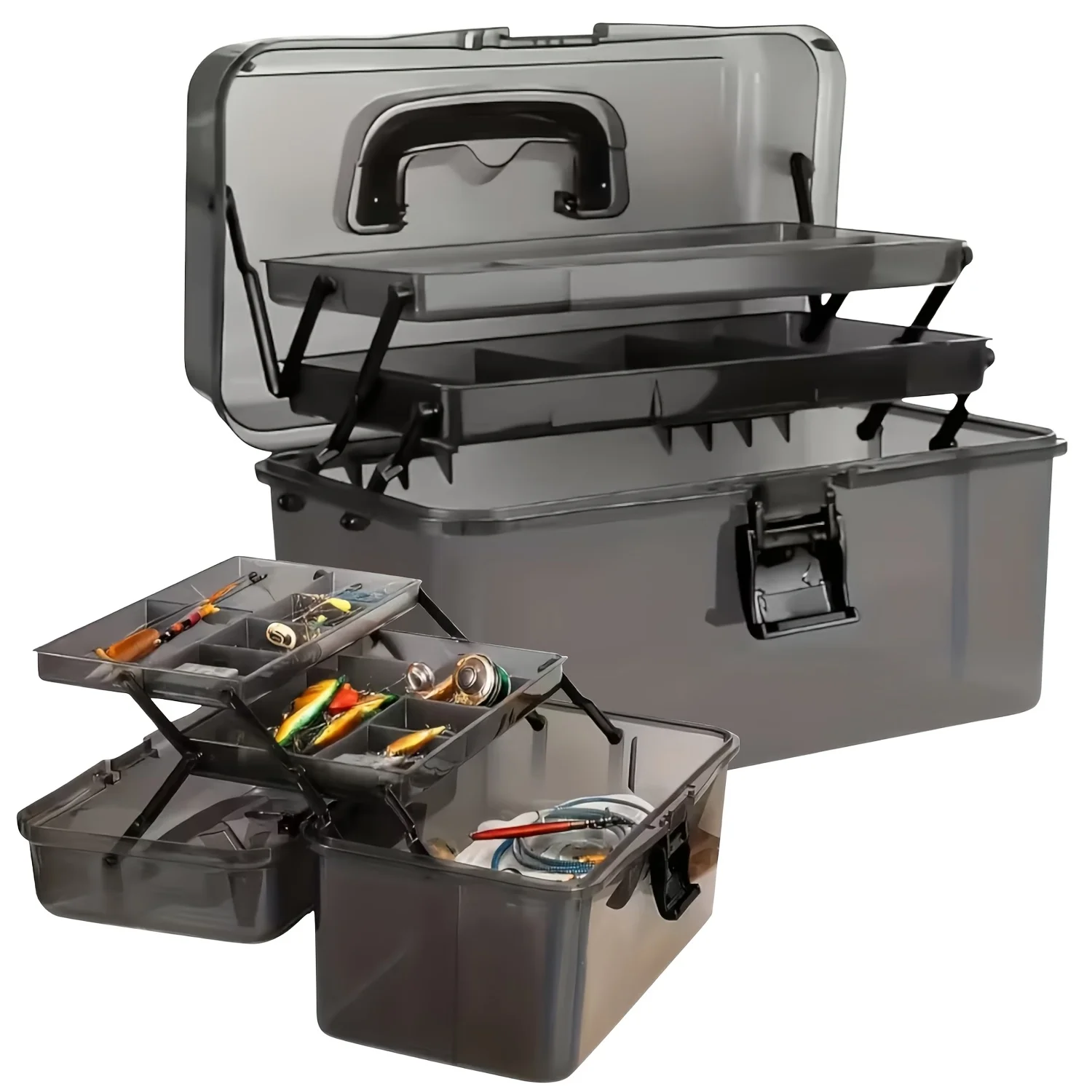 Durable PE Fishing Gear Box |  - Fishing Kayak Crate 리뷰 및 가격