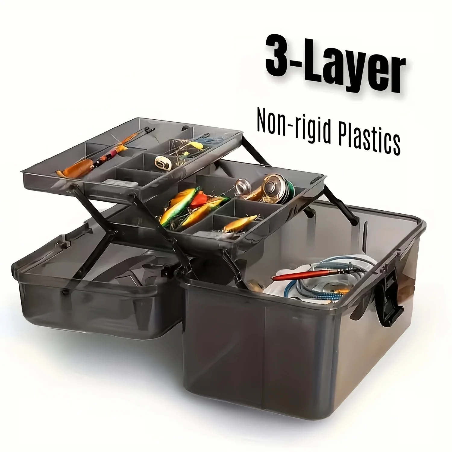 Durable PE Fishing Gear Box |  - Fishing Kayak Crate 리뷰 및 가격
