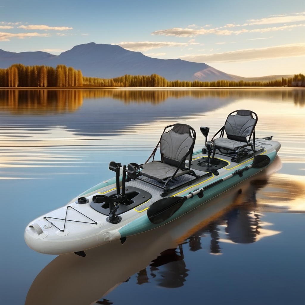 14ft Inflatable Fishing Canoe  - Fishing Kayak Seat 리뷰 및 가격