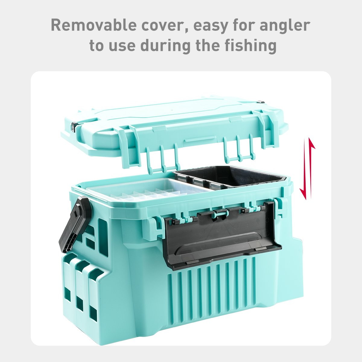 20L FIshing tackle box with eg - Fishing Kayak Crate 리뷰 및 가격