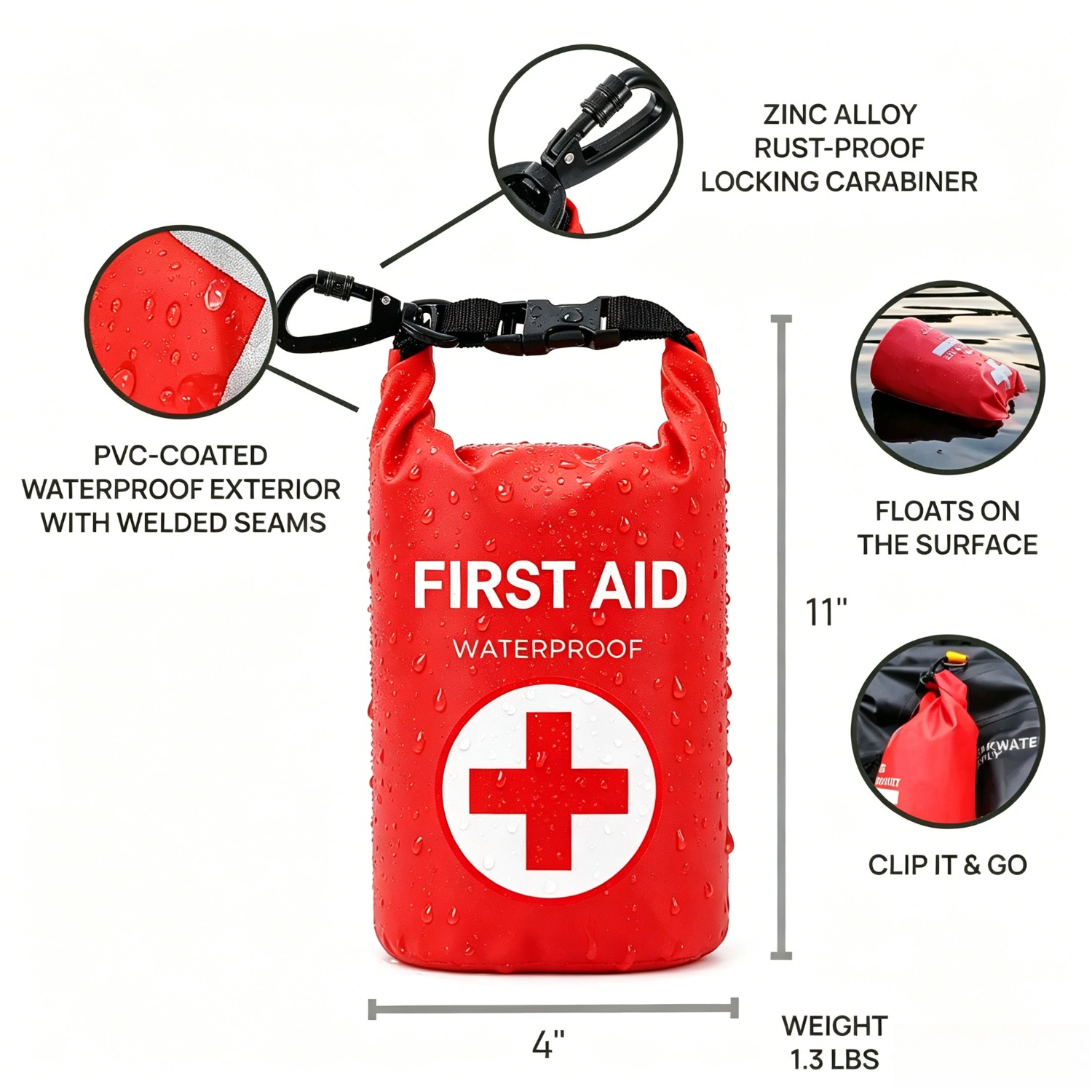 2L Waterproof First Aid Bag Ro - Fishing Kayak Storage Bag 리뷰 및 가격