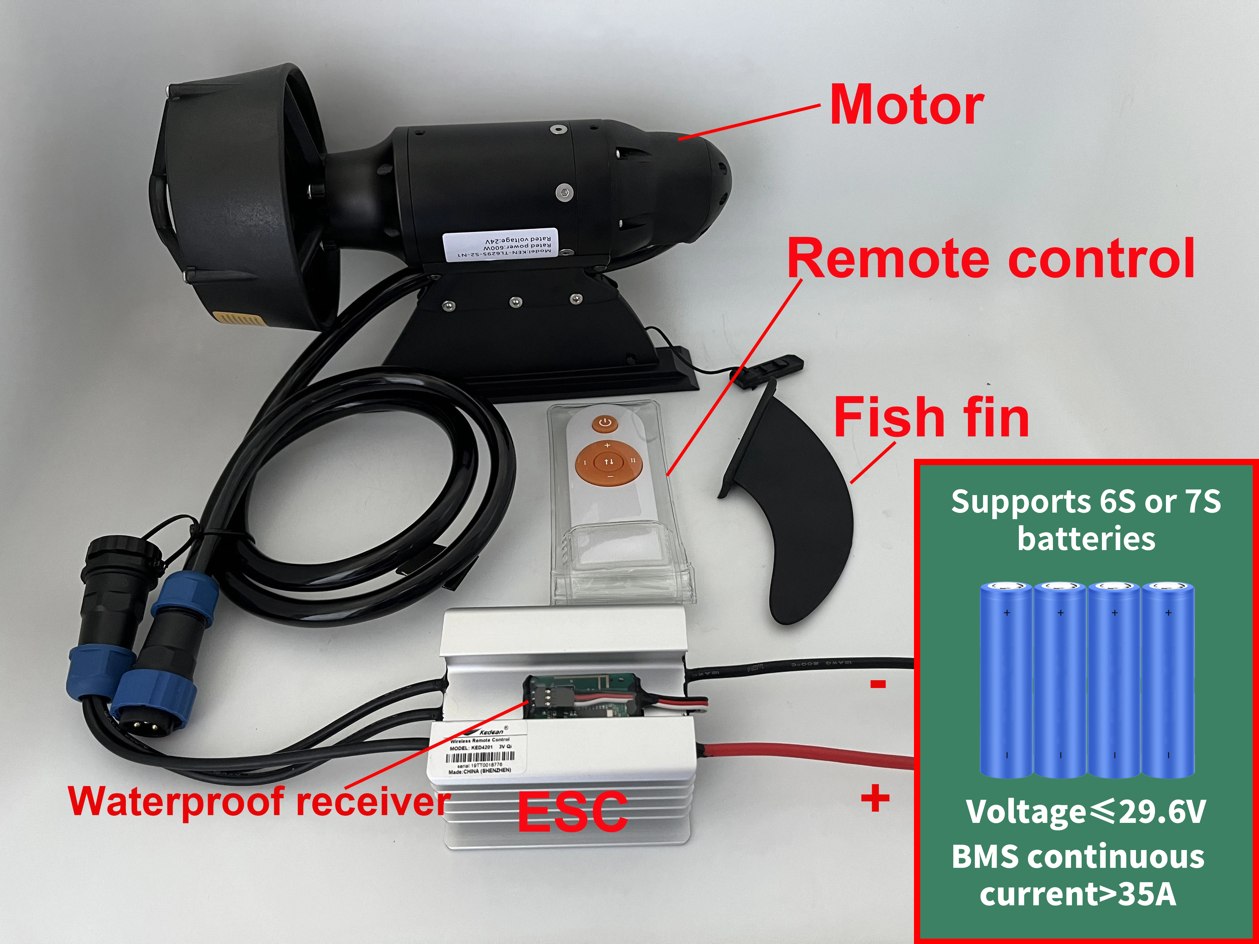 380W 600W Electric Fins Stand  - Fishing Kayak Trolling Motor 리뷰 및 가격