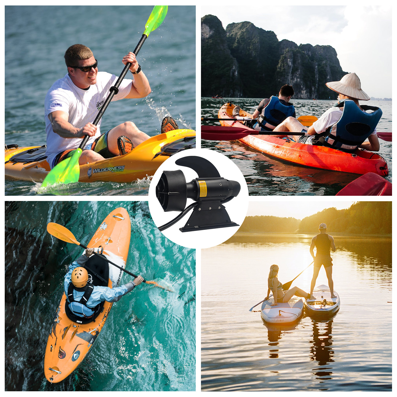 380W 600W Electric Fins Stand  - Fishing Kayak Trolling Motor 리뷰 및 가격