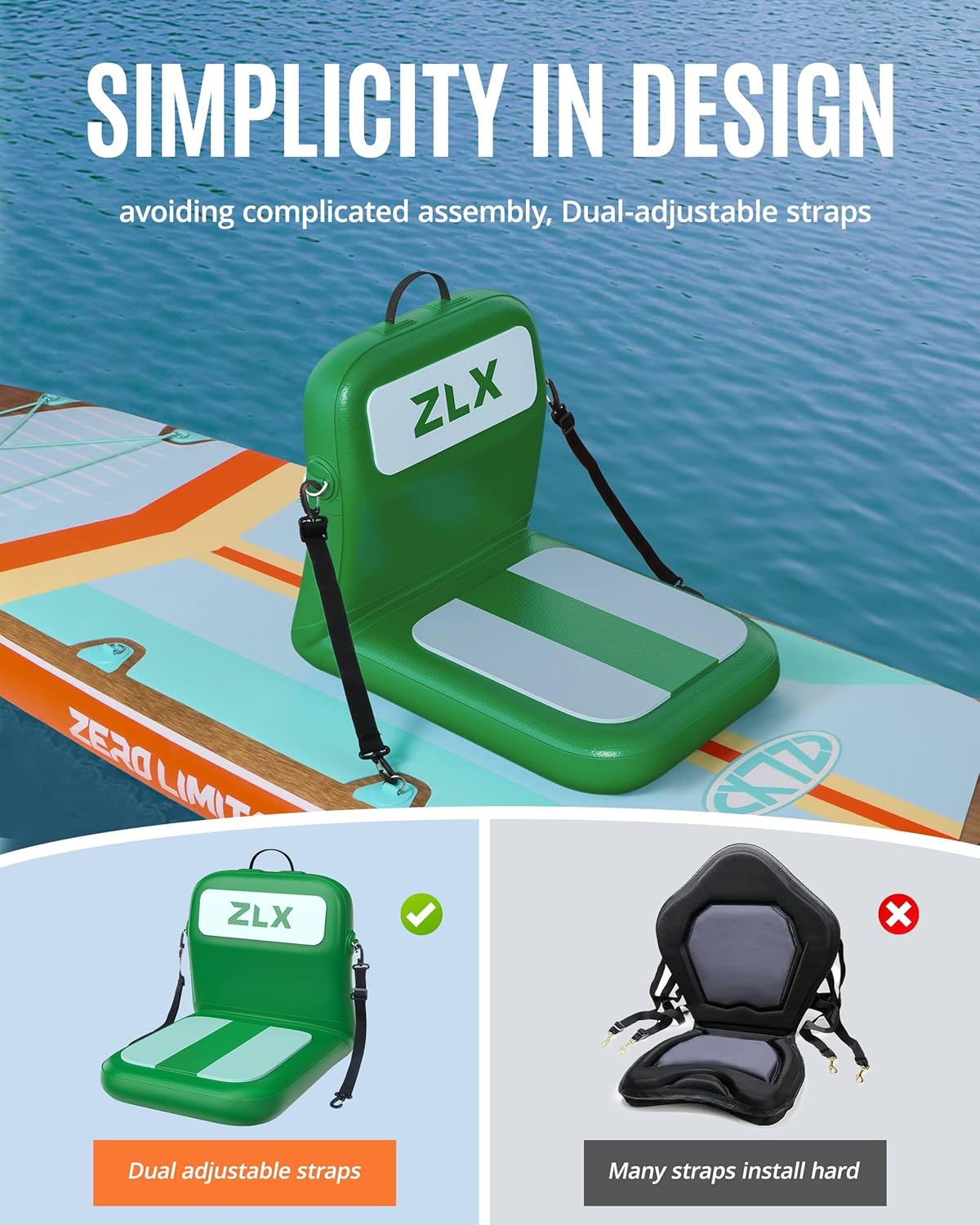 Portable Inflatable Kayak Seat - Fishing Kayak Seat 리뷰 및 가격