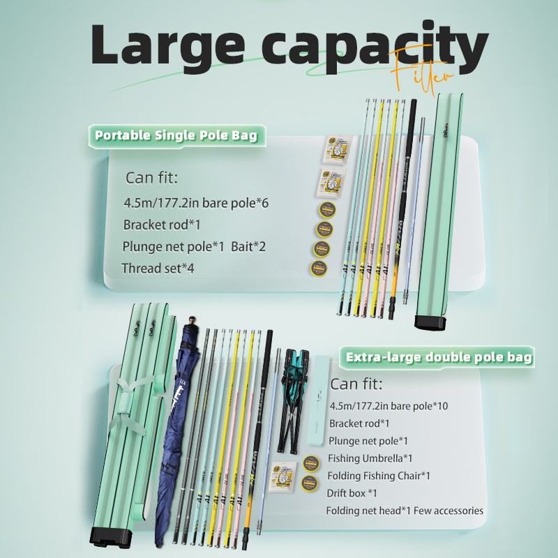 Waterproof Fishing Pole Bag, M - Fishing Kayak Storage Bag 리뷰 및 가격
