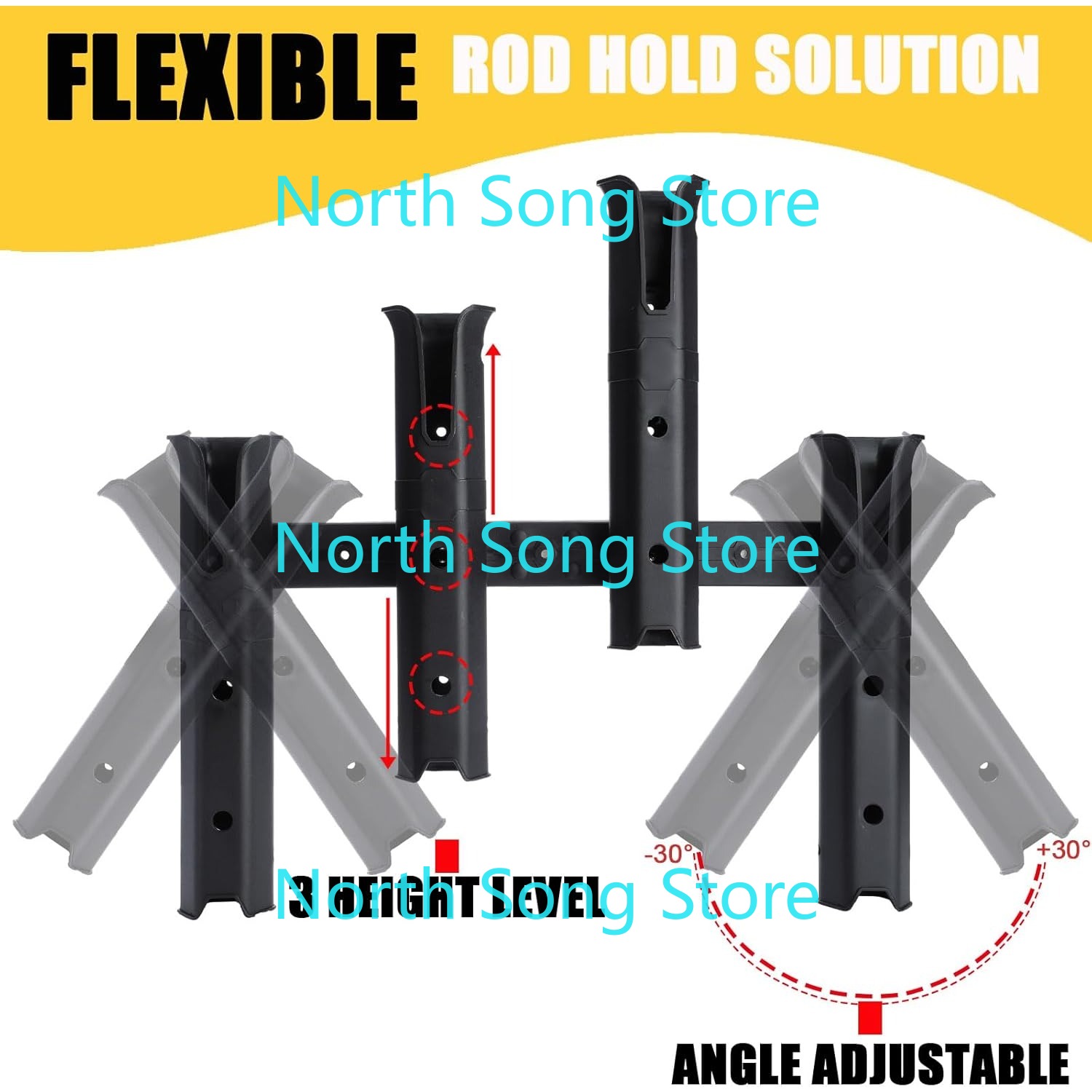 Adjustable Fishing Rod Holders - Fishing Kayak Crate 리뷰 및 가격