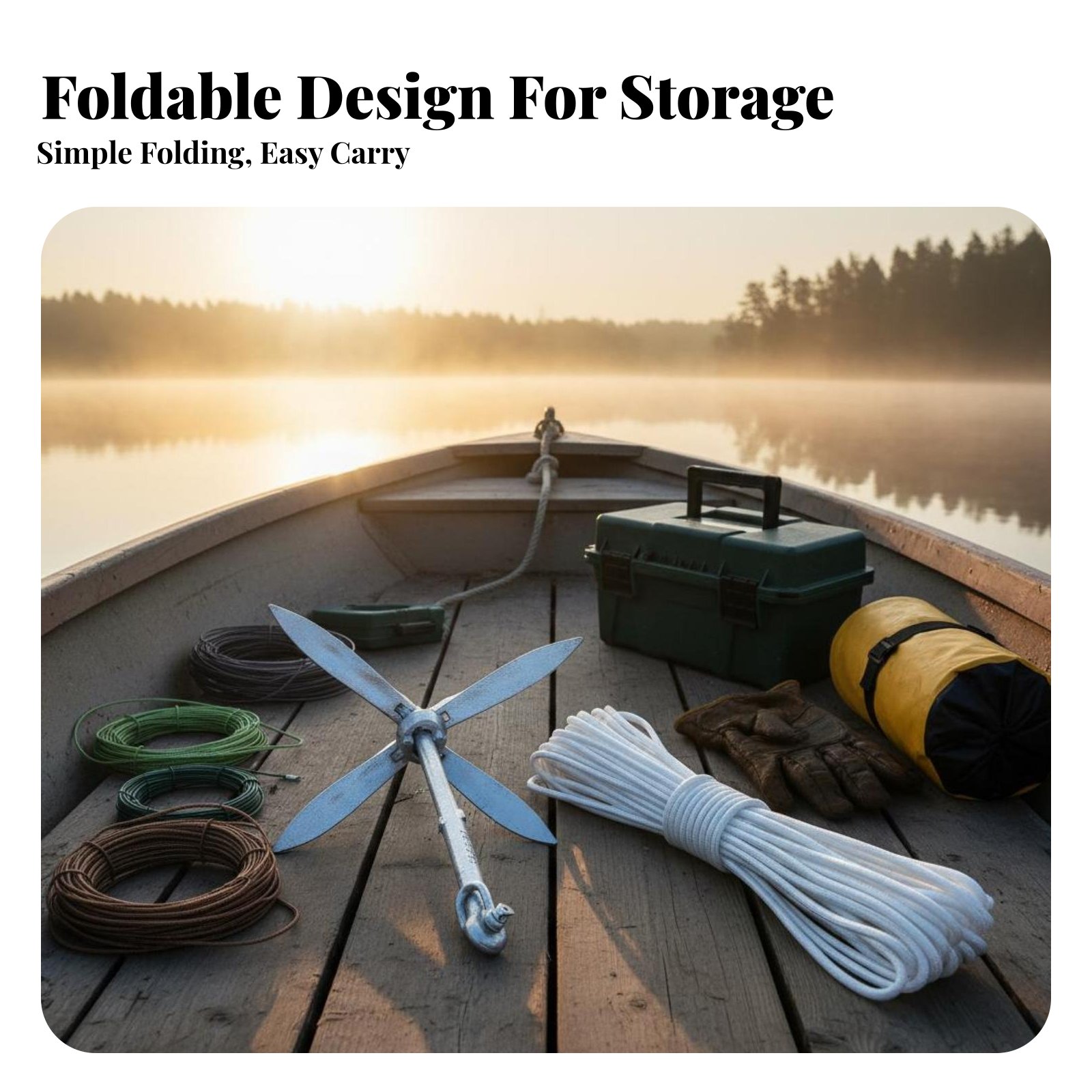 Lotus Anchor Foldable Carbon S - Fishing Kayak Anchor 리뷰 및 가격