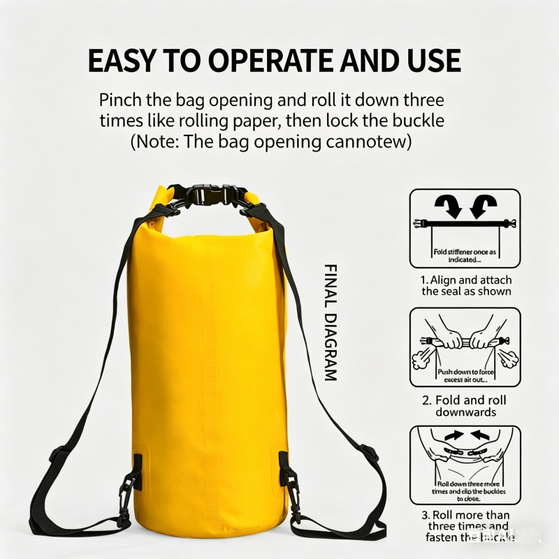 Swimming Waterproof Dry Bag 5L - Fishing Kayak Storage Bag 리뷰 및 가격