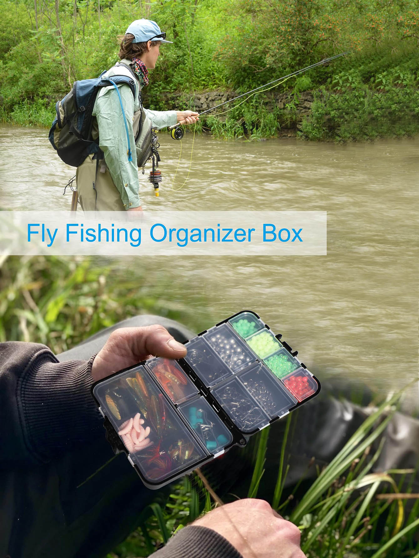 Small Tackle Box Organizer Min - Fishing Kayak Crate 리뷰 및 가격