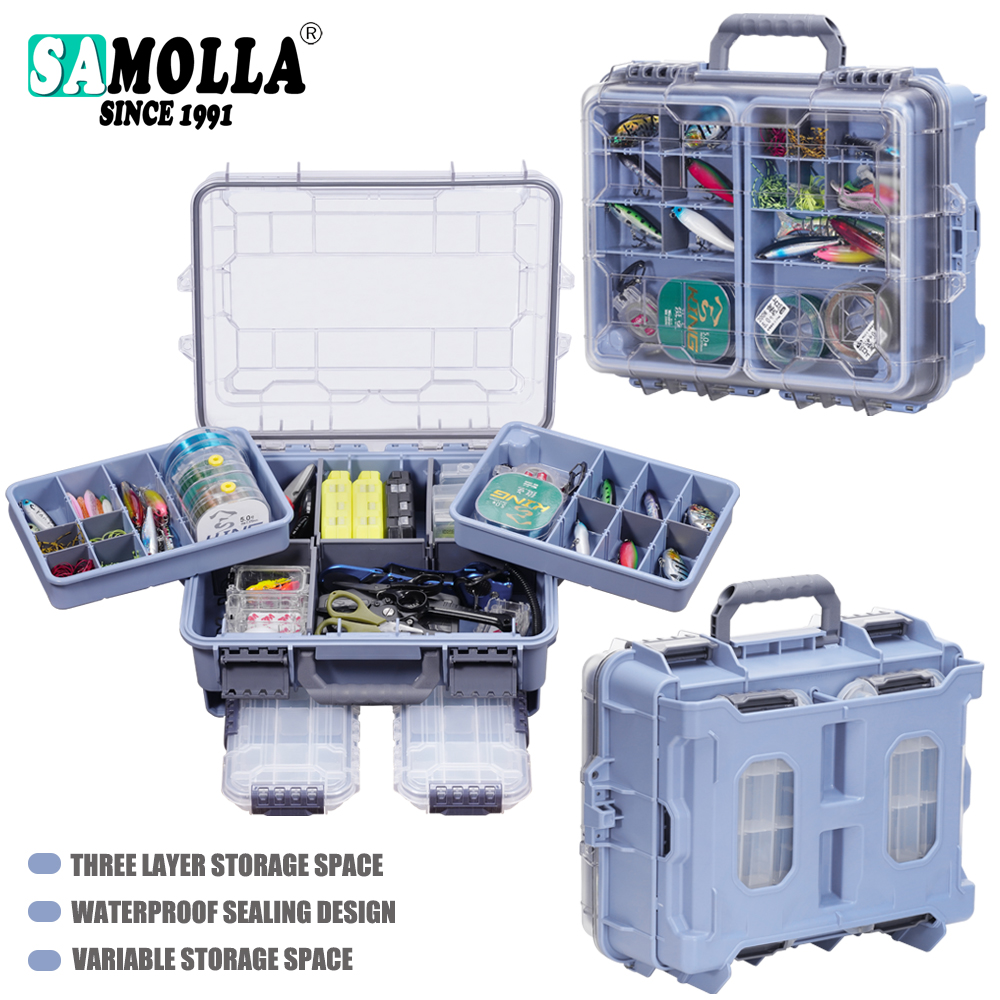 SAMOLLA Fishing Tackle Box Lar - Fishing Kayak Crate 리뷰 및 가격