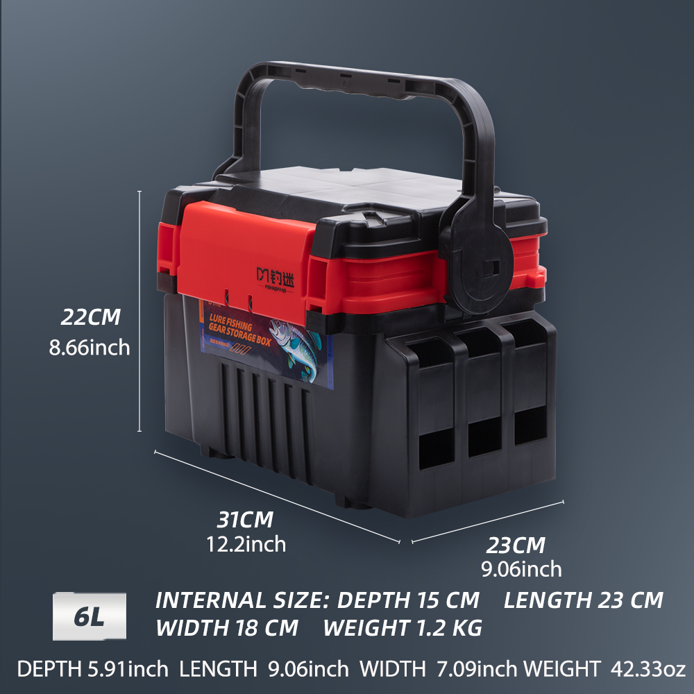 Fishingfans 6L 12L Fishing Box - Fishing Kayak Crate 리뷰 및 가격