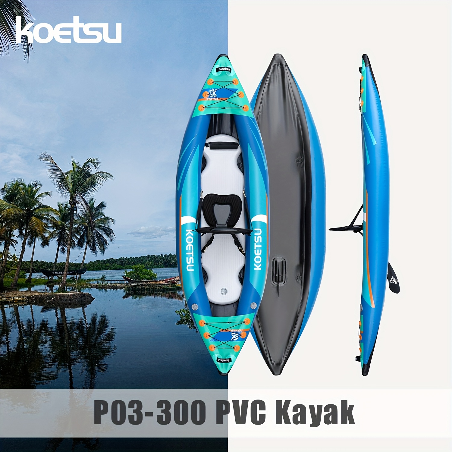 KOETSU P03 brushed inflatable  - Fishing Kayak Inflatable 리뷰 및 가격