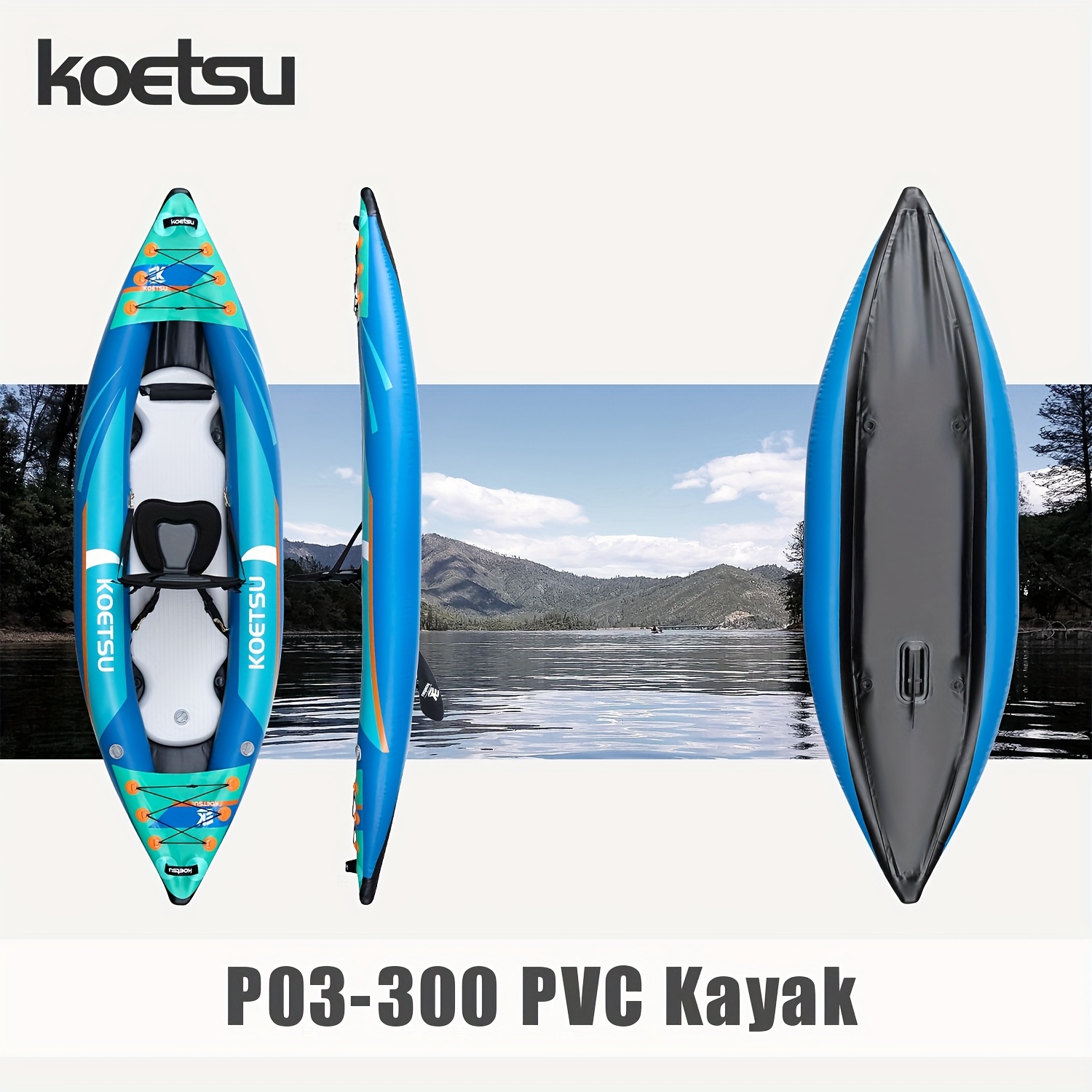 KOETSU P03 brushed inflatable  - Fishing Kayak Inflatable 리뷰 및 가격